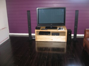 Pine stained dark brown Jap