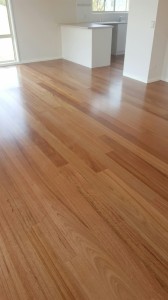 Tas oak mildly stained poly satin